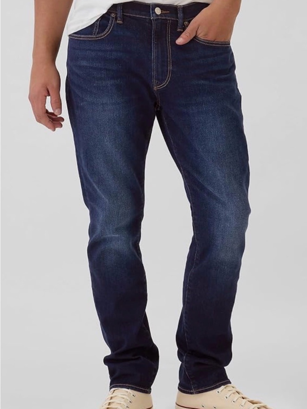 Gap Men’s Denim Athletic Slim Soft Wear Dark Denim